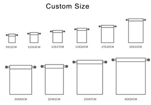 Túi vải bố có dây rút, màu nâu be, chất liệu da lộn <span class=keywords><strong>cotton</strong></span>, in logo tùy chỉnh, dùng để đựng giày dép, túi xách, quần áo - Product Image 6