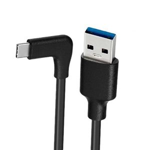 Góc bên phải USB C Cáp sạc nhanh, 90 độ USB A để USB Loại C dây tương thích với Samsung Galaxy Note <span class=keywords><strong>Google</strong></span> <span class=keywords><strong>Pixel</strong></span> - Product Image 1