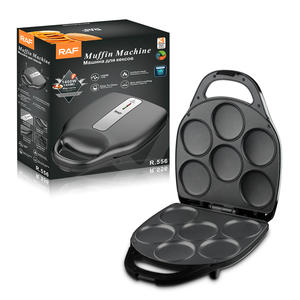 Machine à muffins électrique RAF, vente chaude, antiadhésive, pour gâteaux aux œufs, muffins, biscuits, pâtisserie - Product Image 1