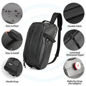 <span class=keywords><strong>Porte</strong></span>-bagages arrière 8L sacoche de selle de vélo sacoche de vélo sac de transport de vélo bagages sac de vélo avec bandoulière - Product Image 3