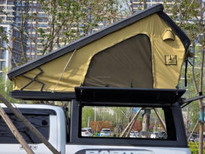 Tente de <span class=keywords><strong>toit</strong></span> rigide multifonctionnelle légère et imperméable en alliage d'aluminium, personnalisable en usine, pour pick-up, camping et voyage - Product Image 2