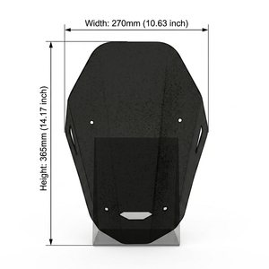 Deflector de parabrisas delantero para motocicleta <span class=keywords><strong>Honda</strong></span> X-ADV 750 2017 2018 2019 <span class=keywords><strong>2020</strong></span>, alerón de aleación de aluminio para panel de instrumentos CNC - Product Image 3