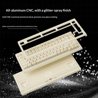 Clavier de jeu HEXGEARS Z2 Lite 75% 82 touches, tri-mode BT, aluminium CNC, interrupteurs Kailh Mulan, échangeables à chaud, joint d'étanchéité, RGB, 5000 mAh