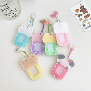 Cá nhân hoá tùy chỉnh thiết kế Kawaii phim hoạt hình photocard chủ <span class=keywords><strong>mini</strong></span> Kpop Acrylic Keychain chủ sở hữu thẻ - Product Image 2