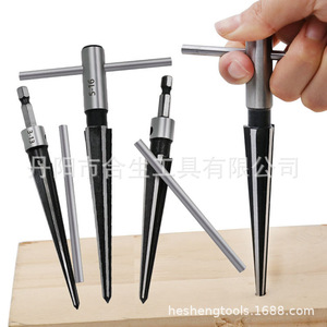 รีมเมอร์งานไม้แบบเรียว 3-16 มม. เหล็กกล้าคาร์บอน ด้ามกลม สำหรับเครื่องเจาะไฟฟ้า เครื่องมือขยายรู - Product Image 3