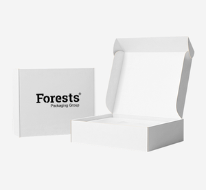 <span class=keywords><strong>Acheter</strong></span> en gros en Chine boîte en carton ondulé blanc avec logo personnalisé boîte postale d'expédition emballage de vêtements pour robe - Product Image 1