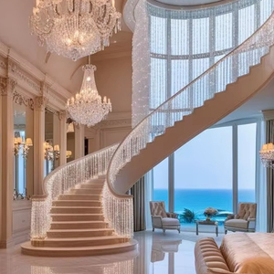 <span class=keywords><strong>Escalier</strong></span> en colimaçon économique moderne de Foshan, forme incurvée, double hélice, pour intérieur, avec rampe en bois, fer et acier, <span class=keywords><strong>escalier</strong></span> rond - Product Image 5
