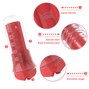 Nueva linterna para hombres, equipo de masturbación de goma suave, taza de avión, taza de manguito, simulación sexual divertida, juguetes saxy para adultos para hombres - Product Image 3