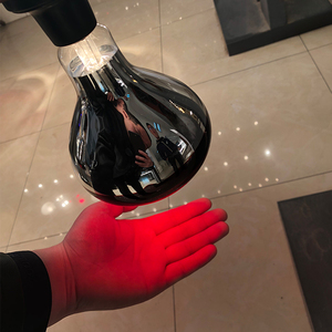 Ampoule <span class=keywords><strong>chauffante</strong></span> à infrarouge pour animaux, <span class=keywords><strong>lampe</strong></span> <span class=keywords><strong>chauffante</strong></span> pour élevage d'animaux, adapté aux cochon, chatons - Product Image 6