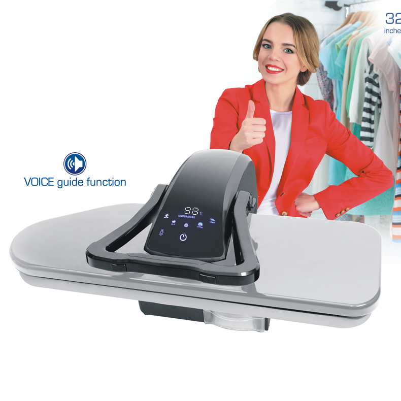 Wholesale 2 in 1 wet dry mode large board electric pressing Iron portable press heavy dry steam ironing machine