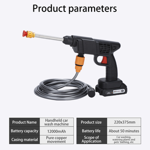 5 Batterijen Efficiënte Draadloze Vrijheid Waspistool Auto Hogedruk 21V Druk Waterpistool Carwash Met Pistool En 5M Slang - Product Image 3