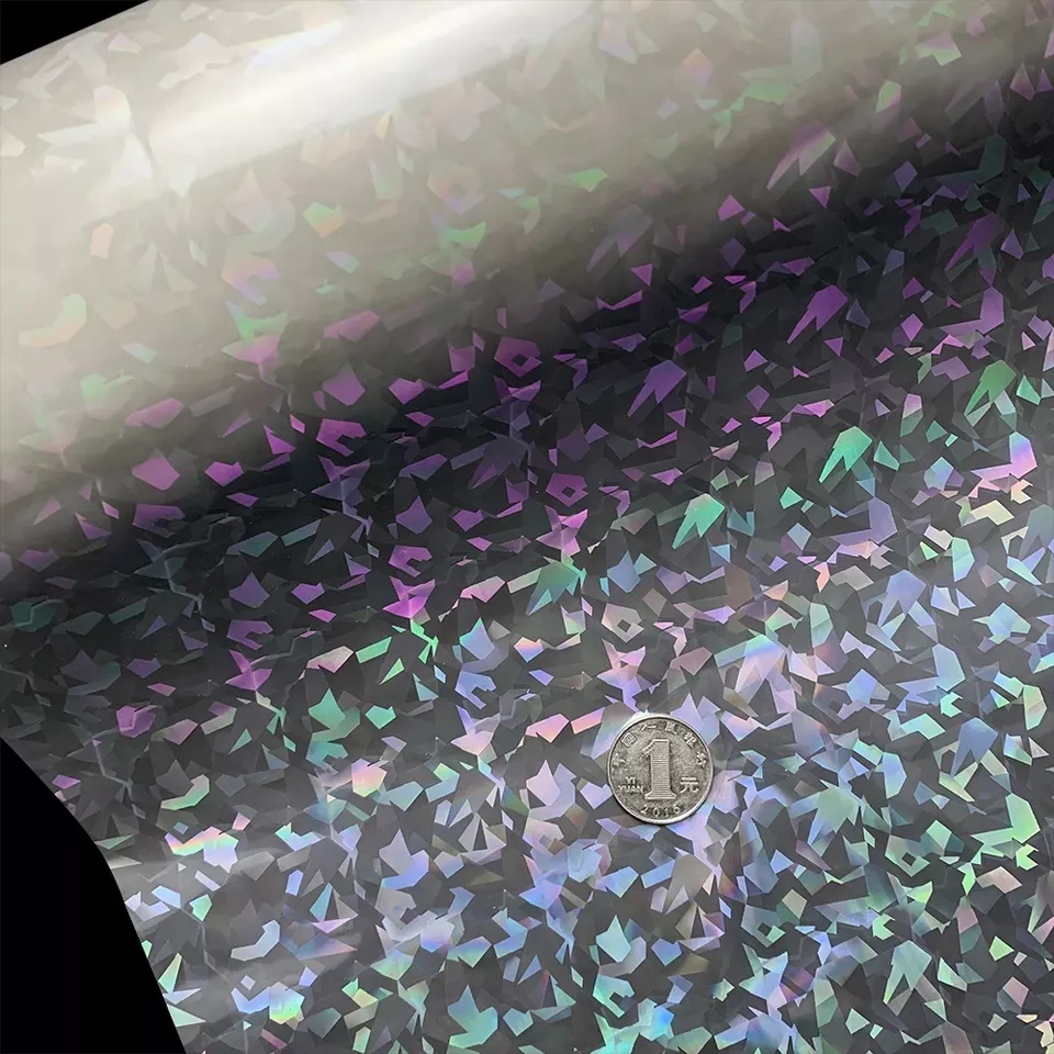 Голографическая Радужная Пленка для ламинирования 3d эффект Глянцевая Самоклеящаяся Пленка холодного ламинирования