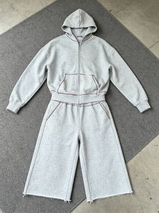 Sweat à capuche zippé pour homme <span class=keywords><strong>Zom</strong></span> Clothing 320-400 g/m² <span class=keywords><strong>100</strong></span> % coton de haute qualité, sweat à capuche épais, logo personnalisé, sweat à capuche uni pour homme - Product Image 6