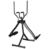 Appareil de marche pliable manuel en acier pour la maison avec écran numérique et 8 niveaux de résistance pour l'entraînement cardiovasculaire