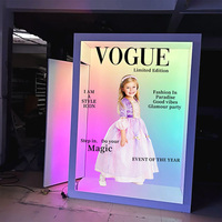 Station de partage pour fête de mariage 2026, cabine photo avec accessoires gratuits, support de boîte Vogue 500 Ds