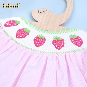 ชุดเอี๊ยมกันเปื้อนผ้าฝ้ายออร์แกนิกสำหรับเด็กผู้หญิงชุดกันเปื้อนแบบฟองสำหรับ BB2618ฤดูใบไม้ผลิปี100% - Product Image 4