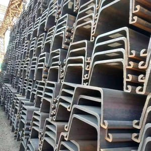 במפעל סיטונאי 16 מ "מ u-סוג 600x225x18mm גיליון גיליון פלדה עבור קירות תמך - Product Image 5