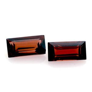 " 1.5X3mm Baguette Cut Natural Mozambique Red Garnet " Wholesale Factory Price High Quality Faceted Loose Gemstone Per Piece - Product Image 3