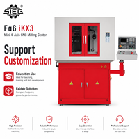 Centre d'usinage CNC miniature SIEG Fa6 IKX3 ISO20 1000W 12 outils ATC Interface 4 axes Haute Précision Machine Éducative Équipement Fablab