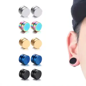 Cheap Price Stud Boys Gold Magnetic Neodymium Magnet Earrings Boy for Men Magnetic