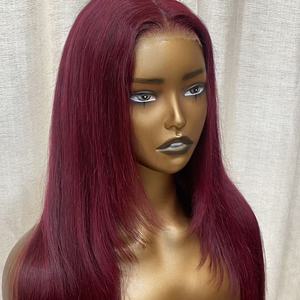 Parrucche HD Lace Front senza colla, capelli umani vietnamiti, ricci profondi e morbidi, 6*7, nero naturale, <span class=keywords><strong>biondo</strong></span>, lunghi e lisci - Product Image 3