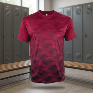 Maillot de football personnalisé imprimé par sublimation, respirant, léger, 100% polyester, manches courtes, uniforme de football pour les sports unisexes - Product Image 3