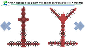 Arbre en X industriel robuste en acier inoxydable API6A pour applications de contrôle de débit de pétrole et de gaz en mer - Product Image 3