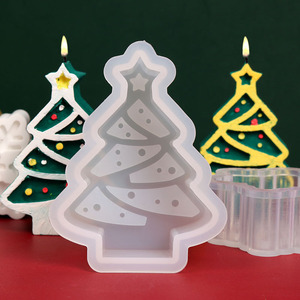 Christmas Tree Shaped Fondant Cute Tree Shaped Chocolate Mold Use for Christmas Tree Fondant Baking Cookies Sugar <b>Crafts</b> Cakes - Product Image 6