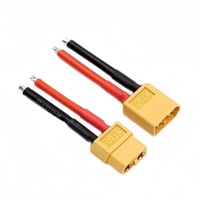 Faisceau de câblage personnalisé XT60 mâle-femelle, fil haute température 12AWG pour connecteur de batterie au lithium ESC, faisceau de stockage d'énergie