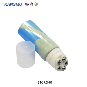 Tube souple en plastique personnalisé pour cosmétiques, applicateur à bille pour crème contour des yeux, emballage de crème de massage pour soins de la peau - Product Image 6