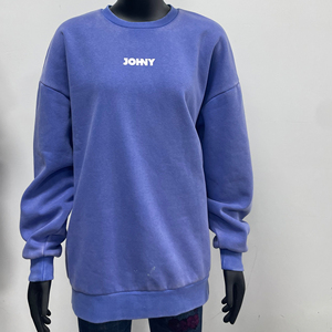 เสื้อสเวตเชิ้ตคอกลมตัวยาวทรงโอเวอร์ไซส์ ปักลายเชนีล 3 มิติ ผ้าฟลีซนุ่มฟู รับทำโลโก้ตามสั่ง OEM สำหรับฤดูหนาว - Product Image 5