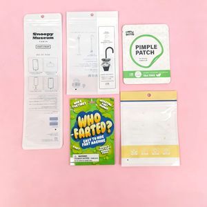 Bolsas de Embalaje Personalizadas con Sellado de Tres Lados, Transparentes, Blancas, con Impresión Digital, Reutilizables, para Calcetines, Mascarillas de Protección Solar, Mangas Protectoras para Brazos - Product Image 1