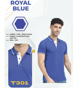 Camiseta de Tela Piqué Suave para Hombre, 240 GSM, Transpirable, Cómoda y Duradera, la Elección Perfecta para el Uso Diario Informal - Product Image 3