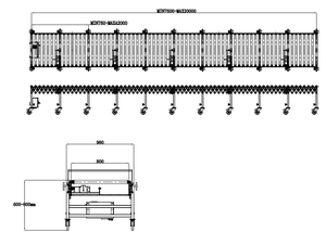 Leveranciers van Bifa Heavy Duty <span class=keywords><strong>Feed</strong></span> uitbreidbare rechte zwaartekrachtrollenbanen voor pallets - Product Image 3