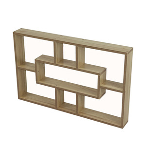 Estantería geométrica <span class=keywords><strong>de</strong></span> <span class=keywords><strong>madera</strong></span> para <span class=keywords><strong>pared</strong></span>, estantería <span class=keywords><strong>de</strong></span> <span class=keywords><strong>madera</strong></span> - Product Image 3