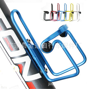 Portabidones de aluminio para bicicleta, negro y rojo, con doble rodamiento de bolas, soporte duradero, accesorio para bicicletas de montaña y de piñón fijo - Product Image 2