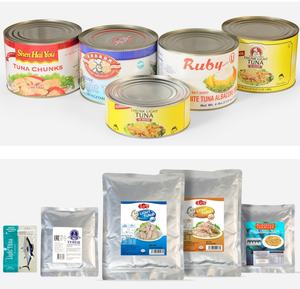 Atún Enlatado Listo para Comer Rico <span class=keywords><strong>en</strong></span> Nutrientes, Atún Skipjack Enlatado de Grado Comercial <span class=keywords><strong>en</strong></span> Aceite de Oliva - Product Image 4