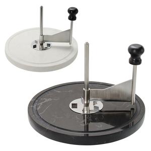 Râpe à fromage Girolle avec base en marbre, coupe-fromage Tête <span class=keywords><strong>de</strong></span> Moine, trancheuse à fromage en roue - Product Image 1