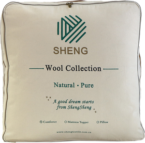 <span class=keywords><strong>Couette</strong></span> Premium Essentielle pour Chambre à Coucher, Chaude, 400T, Haute Qualité, Housse en Coton Pur, Remplissage en <span class=keywords><strong>Laine</strong></span> Biologique Belge 430gsm - Product Image 6