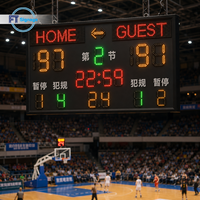 Affichage du score des matchs sur un grand écran LED, chronomètre sportif, horloge électronique, tableau de scores pour stade et gymnase