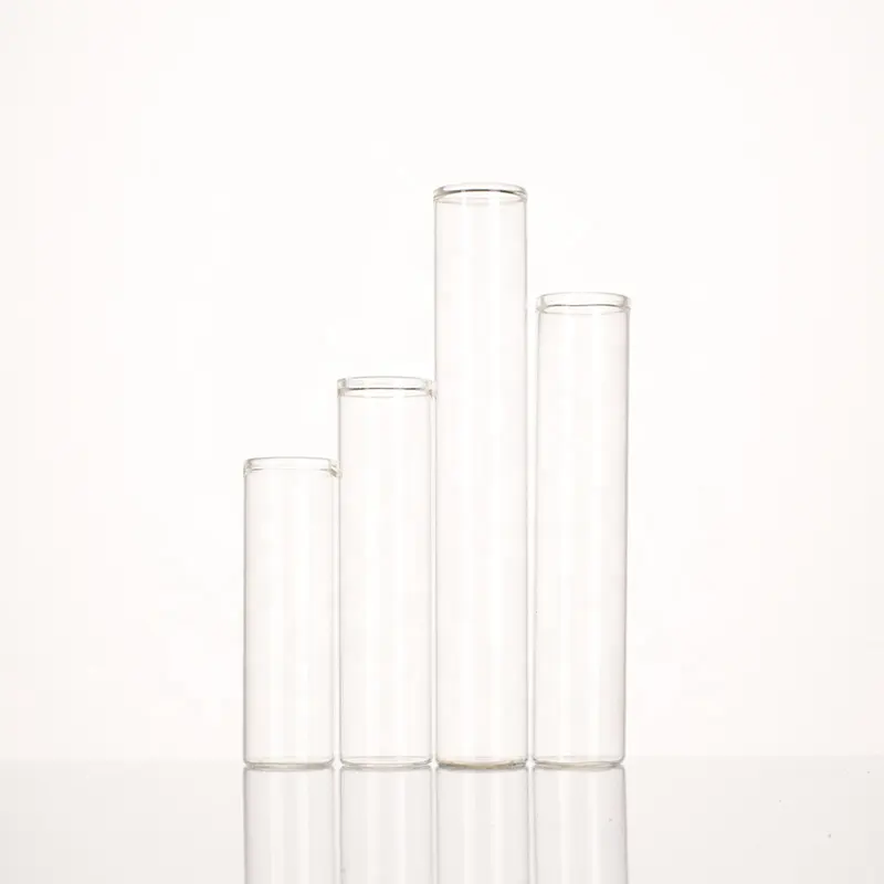 Ru Star ขวดแก้วสำหรับใส่หลอดทดลองทำจากแก้วบอโรซิลิเกตเส้นผ่านศูนย์กลาง25มม. อุปกรณ์ในห้องปฏิบัติการ