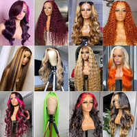 Perruque Bob Lace Front HD 13x6 sans colle, prête à l'emploi, pré-coupée, pré-épilée, cheveux humains bouclés Deep Wave décolorés pour femmes noires