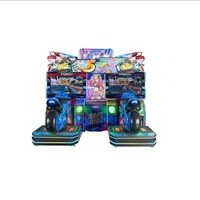 Simulateur de conduite à monnayeur pour deux joueurs, machine de jeu d'arcade, simulateur de course de moto, fournisseur