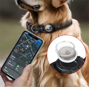 방수 에어 태그 홀더 개 위치 칼라 분실 방지 에어 태그 개 칼라 안전 버클과 반사 개 목걸이 - Product Image 1