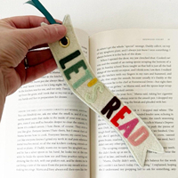 Marque-page en feutre coloré avec ruban, marque-page en laine fait main pour les amateurs de livres, les étudiants, les cadeaux de lecture, accessoire de lecture