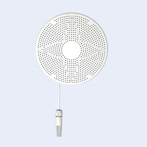Moniteur de pollution de l'air intérieur mural CO2 CO <span class=keywords><strong>CH2O</strong></span> PM2.5 PM10 Capteur de qualité de l'air RS485 WIFI Mètre AQI - Product Image 1