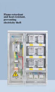 Remote Reading 6-Position Energy Meter Panel with UV-Resistant Cover Electricity meter box - Product Image 4