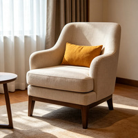 Ensemble complet de mobilier de chambre pour hôtel et gîte : Lit double en MDF avec armoire, table de chevet et canapé simple