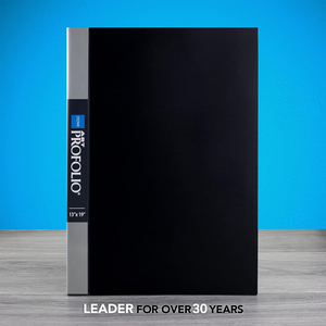 Porte-documents d'art original personnalisé 13x19 48 pages Classeur de présentation Album photo noir Livre - Product Image 2