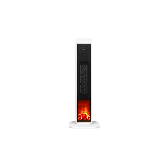Portable Remote Control Fireplace PTC Ceramic Tower Fan Heater 2000W 24 Hours Timer Overheat Protection Electric Home Heater